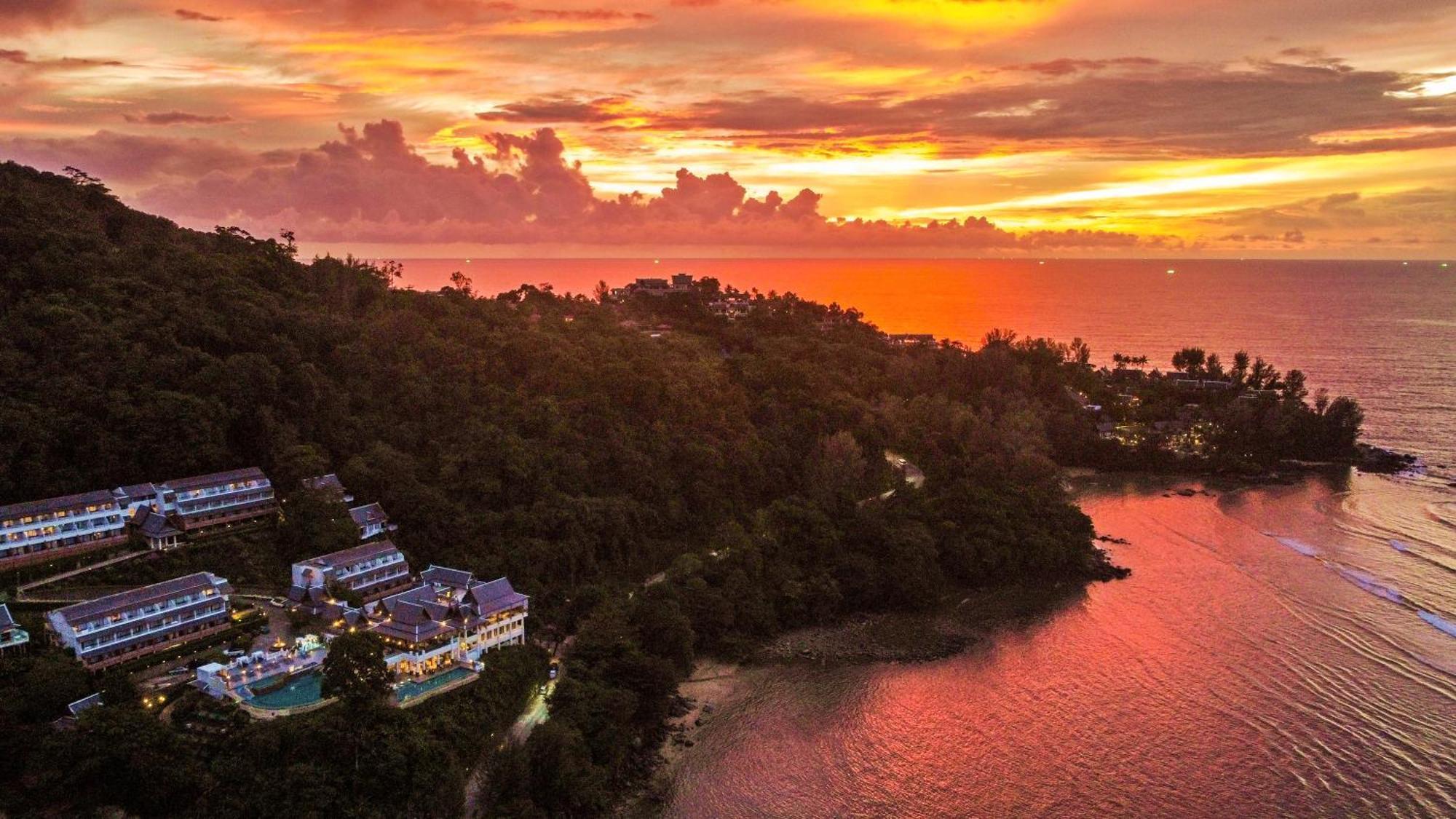 Namaka Resort Kamala Exterior photo Sunset at the resort